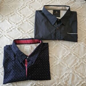 Men's XXXL Button Down Shirt Bundle of 2 Craft + Flow